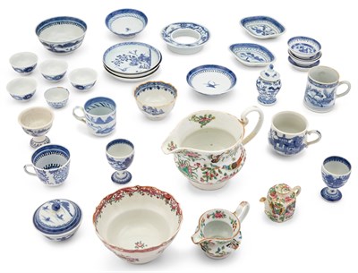Lot 206 - Group of Chinese Export Porcelain Articles...