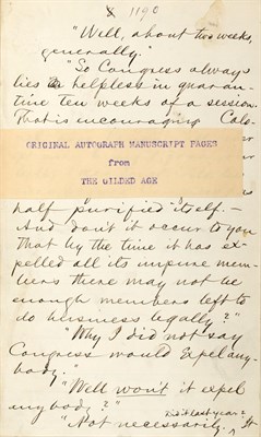 Lot 158 - TWAIN, MARK [CLEMENS, SAMUEL] The Writings....