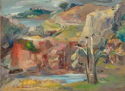 Lot 17 - Jon Corbino American, 1905-1964 Quarry Crows...