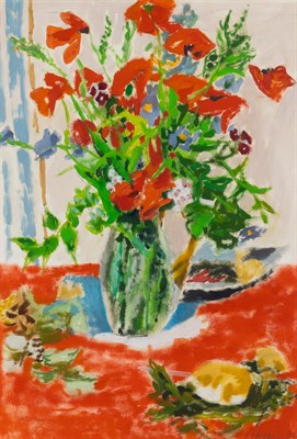 Lot 2135 - Jules Cavailles French, 1901-1977 Les Fleurs...