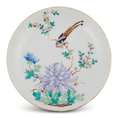 Lot 150 - A Chinese Enameled Porcelain Dish