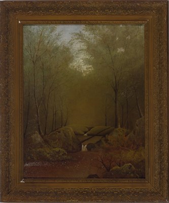 Lot 34 - Charles Knapp American, 1823-1900 Woodland...