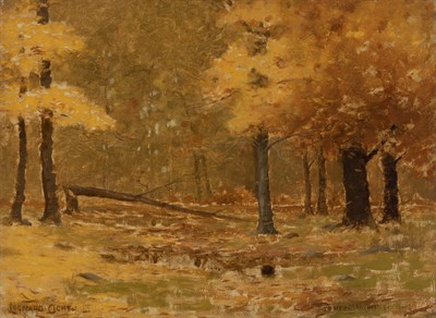 Lot 50 - Leonard Ochtman American, 1854-1935 Autumn...