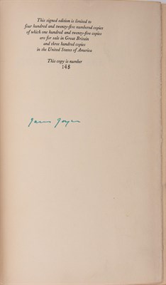 Lot 182 - JOYCE, JAMES Finnegans Wake. London: Faber &...