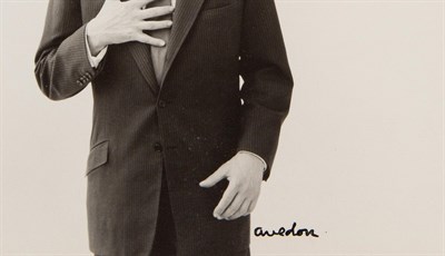 Lot 68 - AVEDON, RICHARD Harold Arlen in suit. Circa...