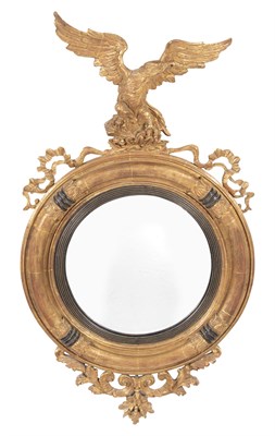 Lot 309 - Regency Style Giltwood and Part Ebonized...