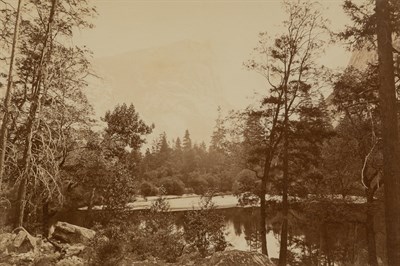 Lot 135 - WATKINS, CARLETON E. (1829-1916) The Lake Bank...