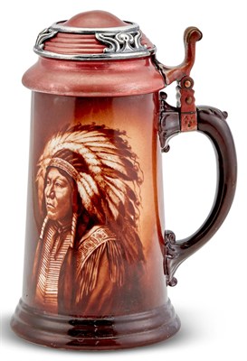 Lot 283 - Lenox Ceramic Tankard Height 7 1/2 inches.