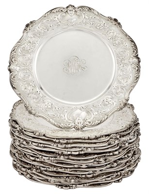 Lot 78 - Set of Eighteen Gorham Sterling Silver Dinner...