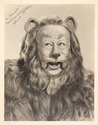 Lot 2095 - BERT LAHR (1895-1967) Photograph inscribed to...