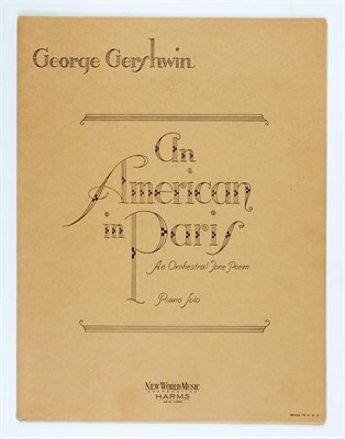 Lot 2066 - GERSHWIN, GEORGE An American in Paris. An...