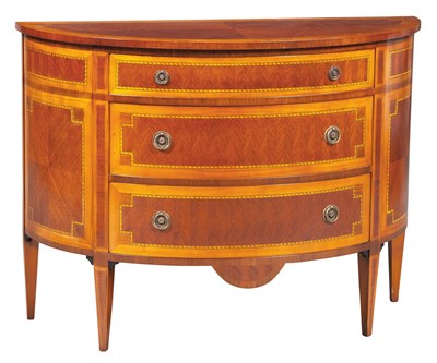 Lot 162 - George III Style Demilune Commode Height 34...