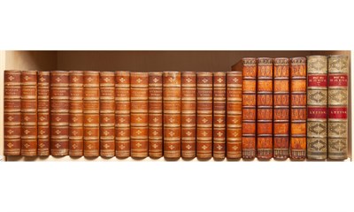 Lot 122 - [FINE BINDINGS - LITERATURE] Approximately 91...