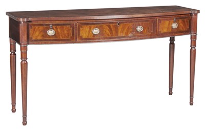 Lot 184 - Regency Style Mahogany Serving Table Height 34...