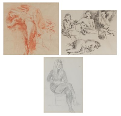Lot 85 - Raphael Soyer Russian/American, 1899-1987 (i)...