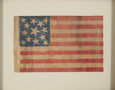 Lot 316 - AMERICAN FLAG A Thirteen Star American Parade...