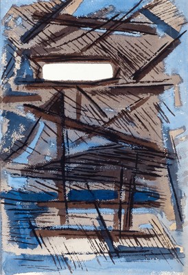 Lot 61 - Carl Riter American, b. 1915 Presence Signed...