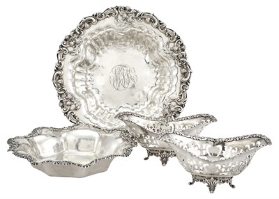 Lot 252 - Group of Four American Sterling Silver Baskets...