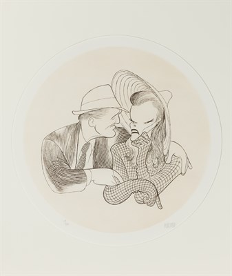 Lot 2088 - AL HIRSCHFELD (1903-2003) Spencer Tracy and...