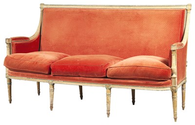 Lot 140 - Directoire Painted Canapé Circa 1810 Height 40...