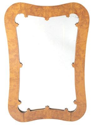 Lot 228 - Biedermeier Burl Walnut Mirror Height 36...