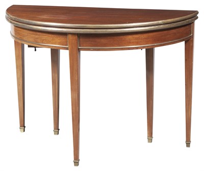Lot 18 - Louis XVI Style Walnut and Brass Mounted...