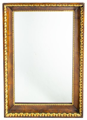 Lot 161 - Continental Partial Gilt Mahogany Mirror...