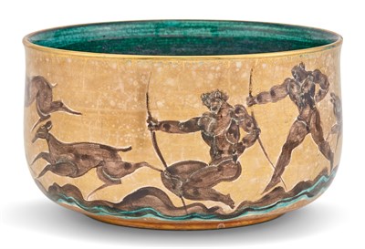 Lot 319 - Sevres Glazed Earthenware Bowl with Archers...