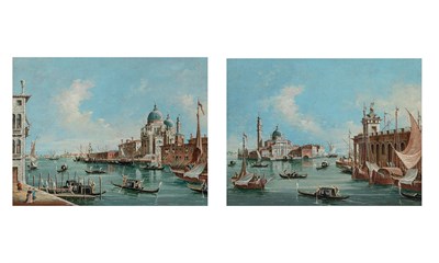 Lot 1020 - Manner of Francesco Guardi Views of Venice:...
