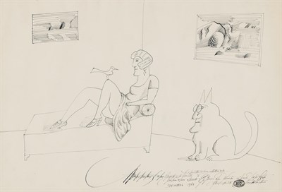 Lot 80 - Saul Steinberg American, 1914-1999 Doctor F,...