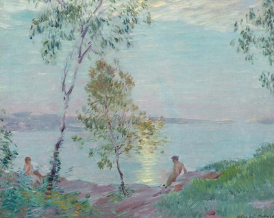 Lot 2113 - Edward Dufner American, 1872-1957 Evening...