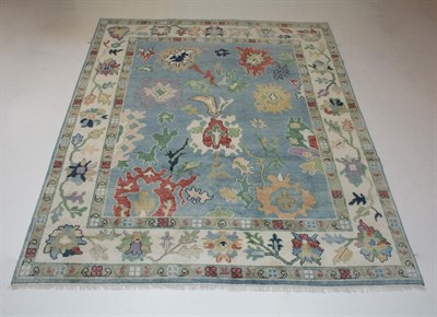 Lot 389 - Indo-Oushak Carpet India, contemporary The sky-...