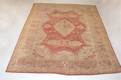 Lot 340 - Oushak Carpet West Anatolia, first quarter of...