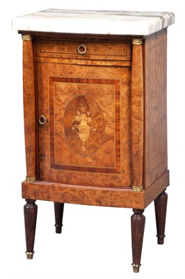 Lot 291 - Louis XV Style Tulipwood and Marquetry Side...