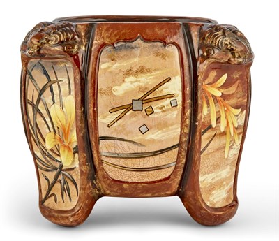 Lot 2 - Emile Gallé Art Nouveau Gilt and Enameled...