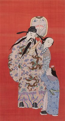 Lot 115 - A Chinese Kesi Silk Panel
