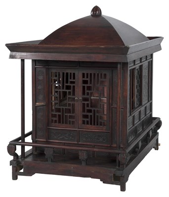 Lot 132 - A Korean Softwood Shrine