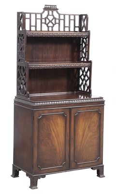 Lot 206 - George III Style Mahogany Etagere Height 65...