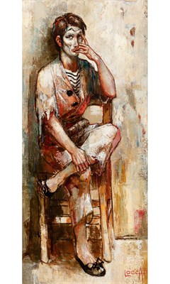 Lot 40 - Bernard Locca Italian, 1926-1997 Clown, 1964...