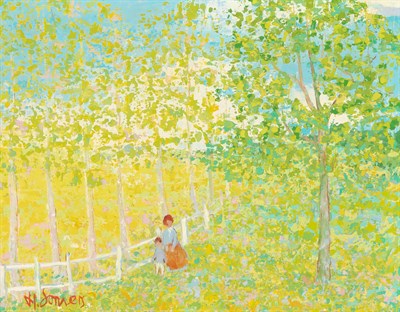 Lot 73 - Harry Somers German, b. 1922 Mother and Child...