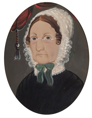 Lot 1025 - Prior-Hamblin School Portrait of a Woman Oil...