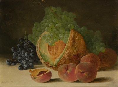 Lot 40 - William Huston American, 1832-1920 Still Life...