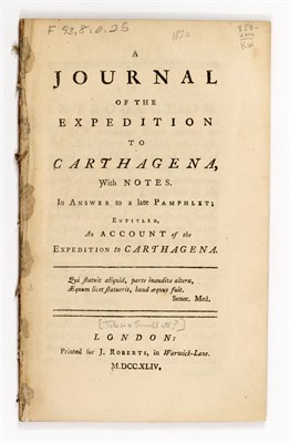 Lot 293 - [SMOLLETT, TOBIAS] [WENTWORTH, THOMAS?]. A...