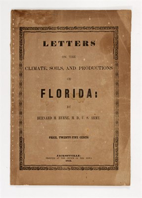 Lot 105 - [FLORIDA] BYRNE, BERNARD M., M.D., U.S. Army...