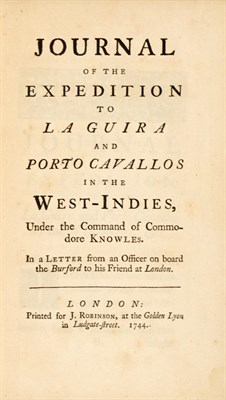 Lot 312 - [WAR of JENKINS' EAR] Journal of the...