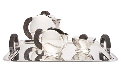 Lot 43 - Christofle Silver Plated Tea Service Designed...