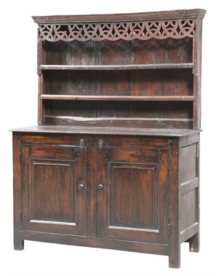 Lot 1272 - Welsh Oak Dresser Early 19th century Height 6...