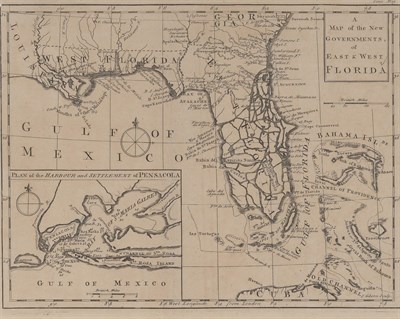 Lot 204 - [MAPS-FLORIDA] Three small format English maps...