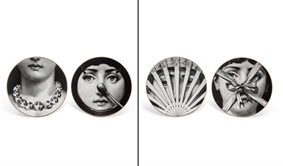Lot 82 - Set of Four Piero Fornasetti Transfer Printed...