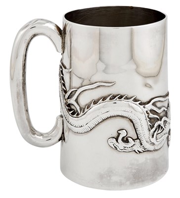 Lot 113 - Chinese Export Silver Mug Wang Hing & Co.,...